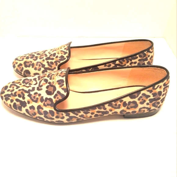KATE SPADE Claudia Leopard Suede Loafers